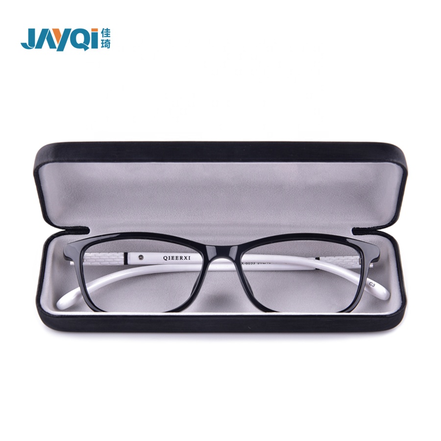 Estojo de óculos de sol de couro com logotipo personalizado caixa de óculos ópticos 